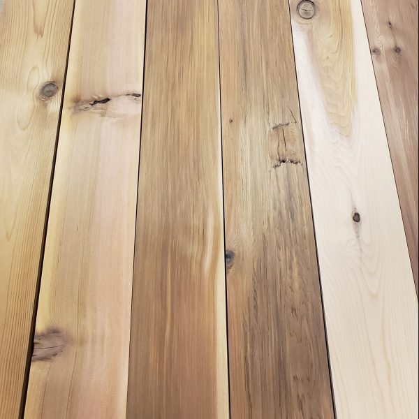 surfaced cee and better mixed grain western red cedar