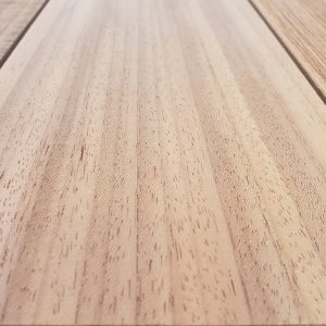 thermally modified ambara siding with smooth finish